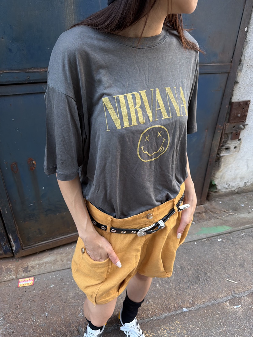 FRANC—L韓國直郵實拍女裝新品26夏季熱賣休閑人氣T恤透明FRANCT恤圖色3