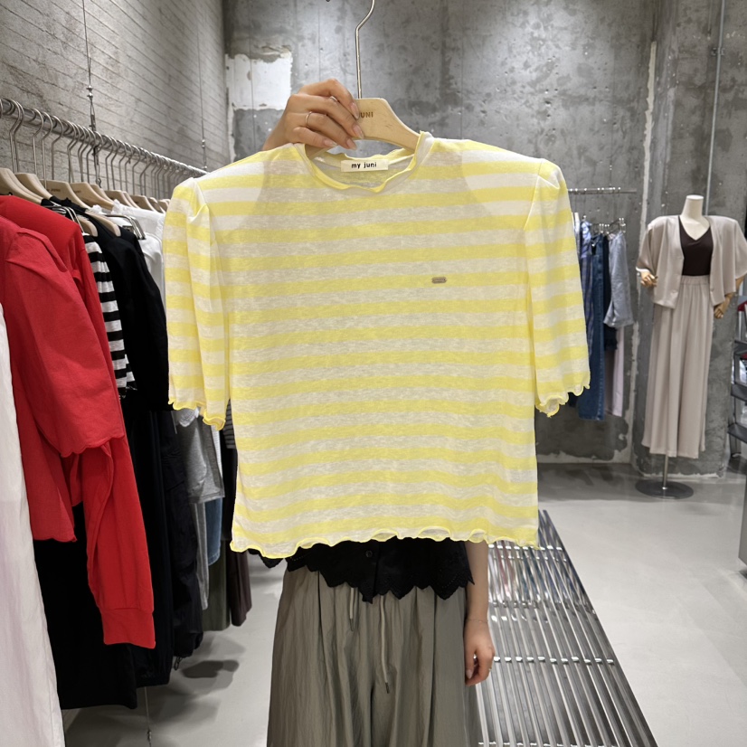 JUNI韓國直郵女裝新品26夏季休閑人氣熱賣時尚襯衫蕾絲衫my juni襯衫/蕾絲衫圖色2