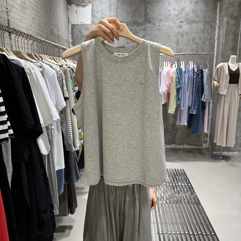 JUNI韓國東大門代購女士新款時尚推薦休閑26夏季吊帶背心my juni吊帶/背心圖色2