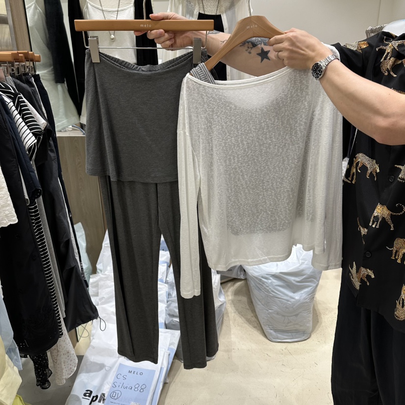 MELO韓國東大門直郵女裝新品時尚推薦熱賣26夏季休閑套裝MELO套裝圖色1