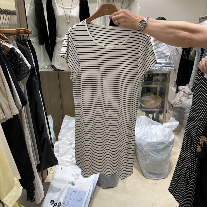 MELO韓國直郵實拍女士新品休閑時尚熱賣26夏季推薦連衣裙MELO連衣裙圖色1