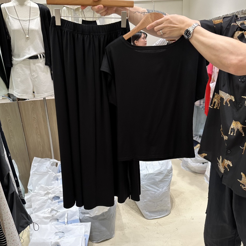 MELO韓國直郵女裝新品26夏季休閑人氣熱賣推薦套裝兩件套MELO套裝