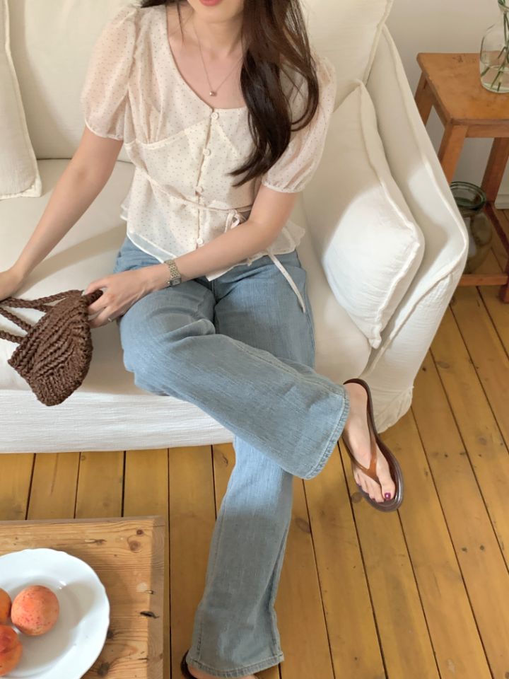 CRONG韓國直郵女士新品人氣休閑推薦26夏季熱賣襯衫蕾絲衫CRONG襯衫/蕾絲衫