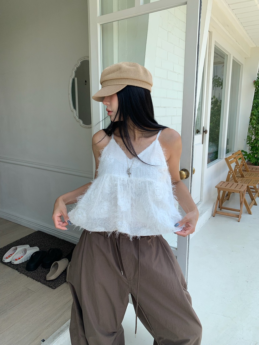 BADCALM韓國代購女士新款熱賣真品26春夏職業人氣吊帶背心BADCALM吊帶/背心圖色1