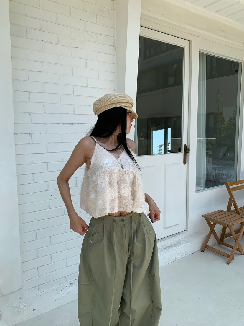 BADCALM韓國代購女士新款熱賣真品26春夏職業人氣吊帶背心BADCALM吊帶/背心圖色2
