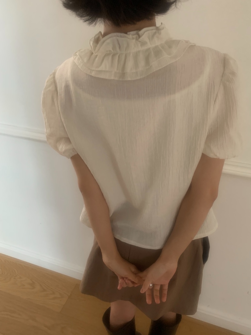 MOSMOS韓國直郵女裝新款休閑熱賣推薦人氣時尚襯衫蕾絲衫MOSMOS襯衫/蕾絲衫