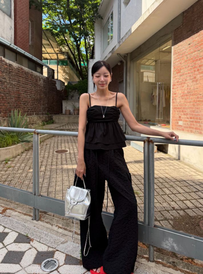 mars韓國東大門代購女裝新款推薦26夏季休閑熱賣休閑褲刺繡mars休閑褲