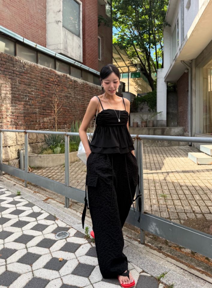 mars韓國東大門代購女裝新款推薦26夏季休閑熱賣休閑褲刺繡mars休閑褲