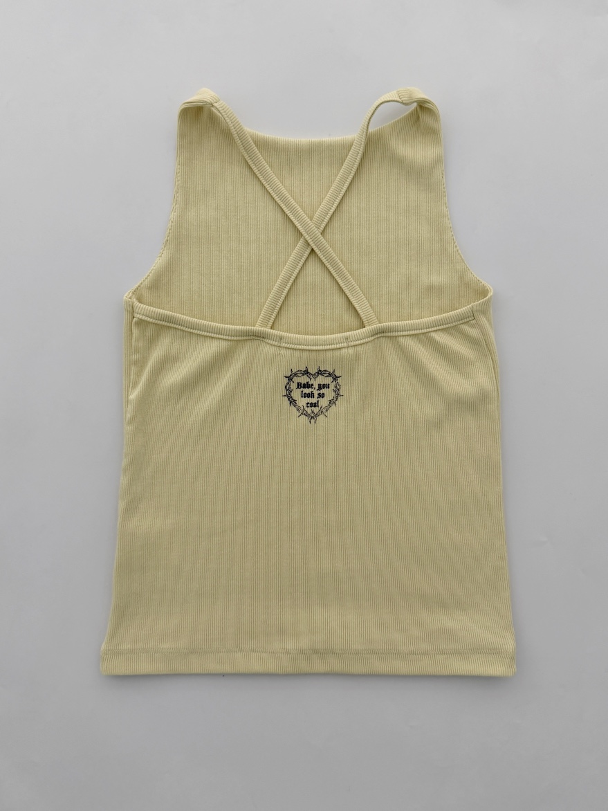 MORAN/MOSCO/SUGAR CASE東大門實拍女士新款熱賣吊帶背心露背無袖MORAN/MOSCO/SUGAR CASE吊帶/背心