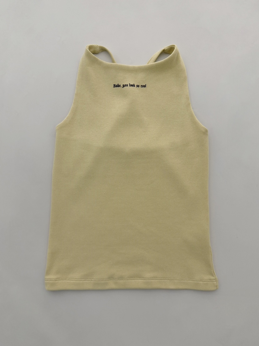 MORAN/MOSCO/SUGAR CASE東大門實拍女士新款熱賣吊帶背心露背無袖MORAN/MOSCO/SUGAR CASE吊帶/背心圖色1