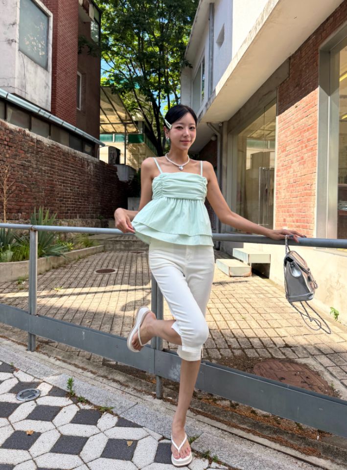 mars韓國代購女裝新品休閑熱賣職業真品時尚推薦吊帶背心mars吊帶/背心