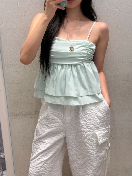 mars韓國代購女裝新品休閑熱賣職業真品時尚推薦吊帶背心mars吊帶/背心圖色2