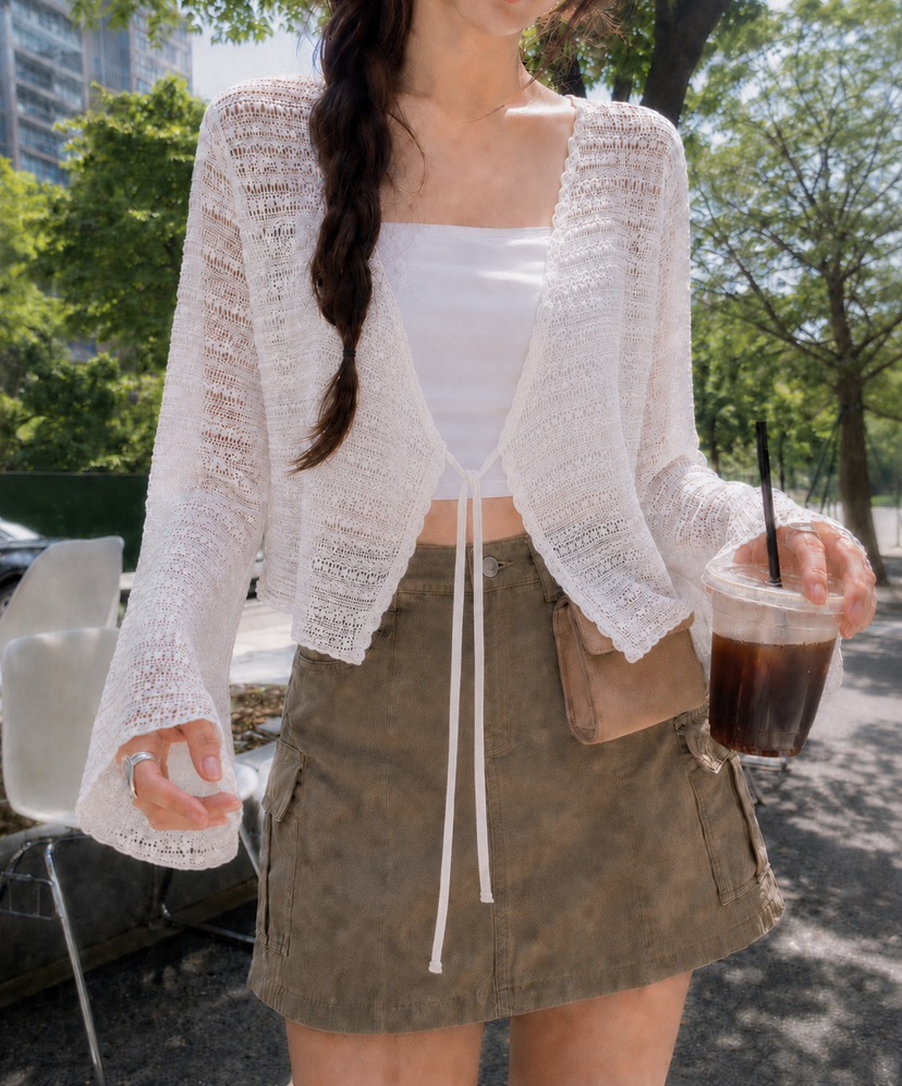 EIGHTGLOW韓國直郵女裝新品推薦26夏季人氣時尚休閑熱賣開衫EIGHTGLOW開衫
