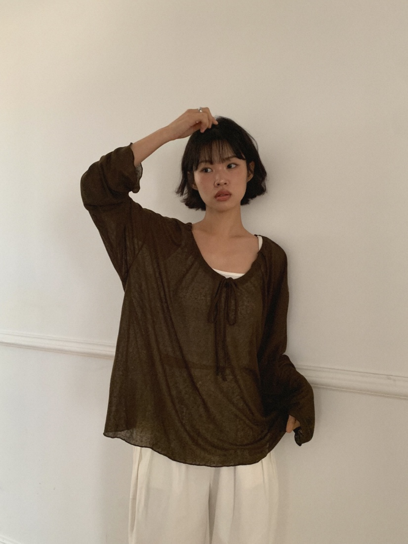 MOSMOS東大門實拍韓國女士新款休閑26夏季時尚推薦長袖T恤MOSMOS長袖T恤