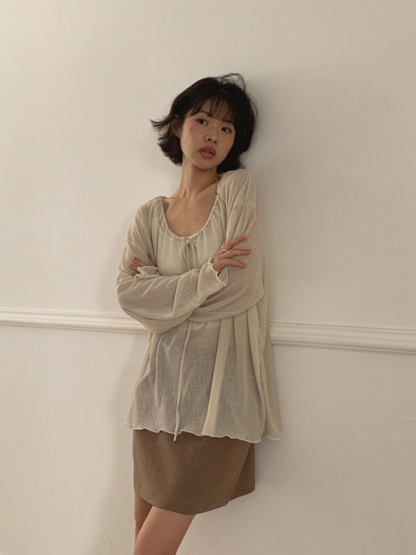 MOSMOS東大門實拍韓國女士新款休閑26夏季時尚推薦長袖T恤MOSMOS長袖T恤