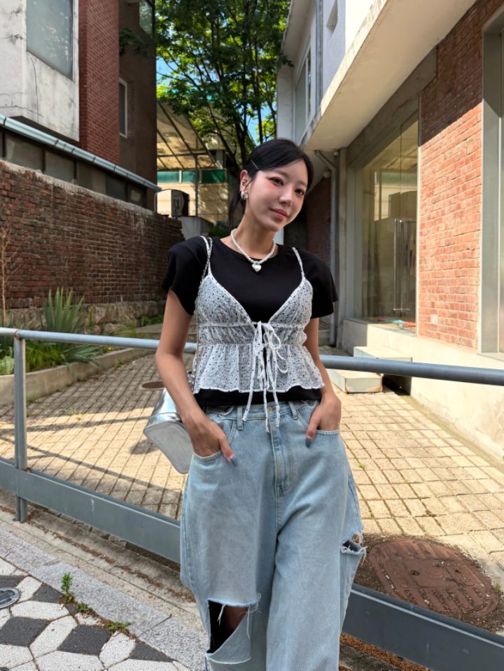 mars東大門實拍女裝新品真品26春夏時尚熱賣職業吊帶背心mars吊帶/背心