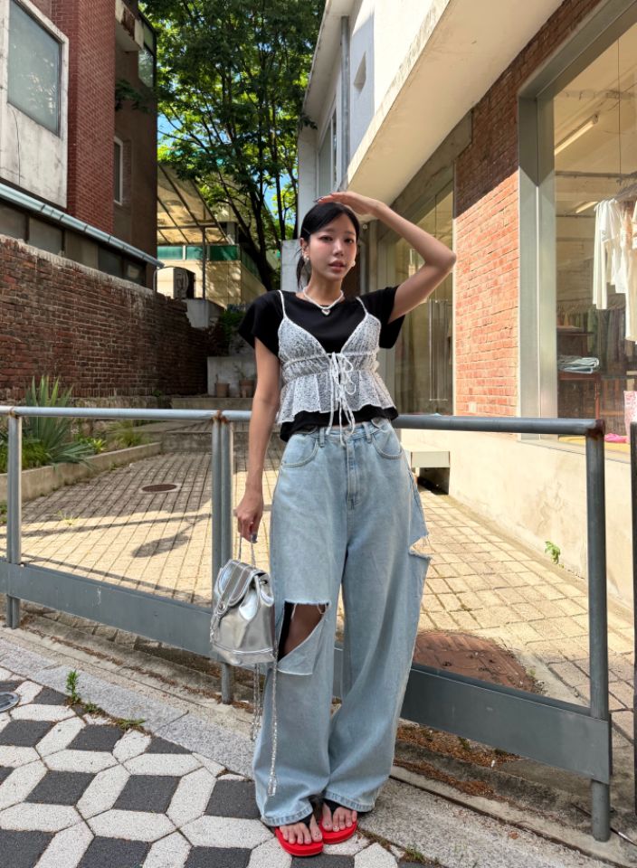 mars東大門實拍女裝新品真品26春夏時尚熱賣職業吊帶背心mars吊帶/背心