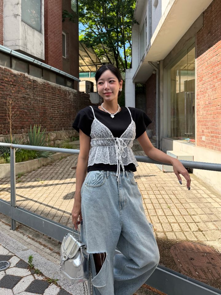 mars東大門實拍女裝新品真品26春夏時尚熱賣職業吊帶背心mars吊帶/背心圖色1