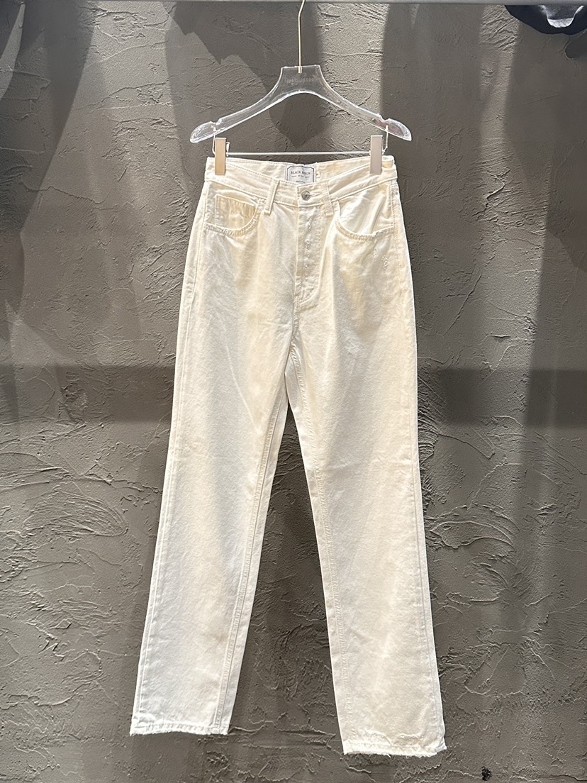 BLACK RIBBON-A韓國直郵實拍女士新品26夏季休閑褲復古棉BLACK RIBBON-A休閑褲圖色1