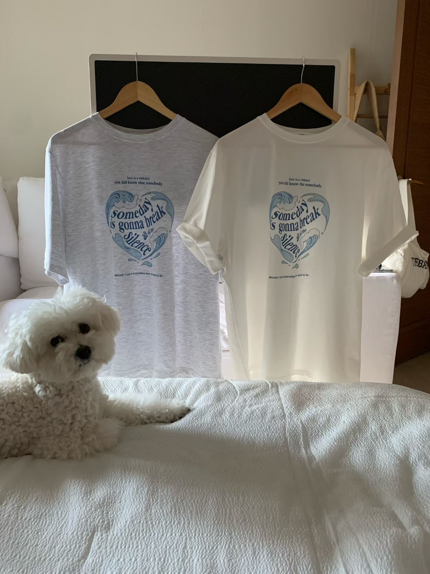 FEVER東大門實拍韓國女裝新品熱賣26夏季推薦時尚人氣T恤FEVERT恤圖色1左一色