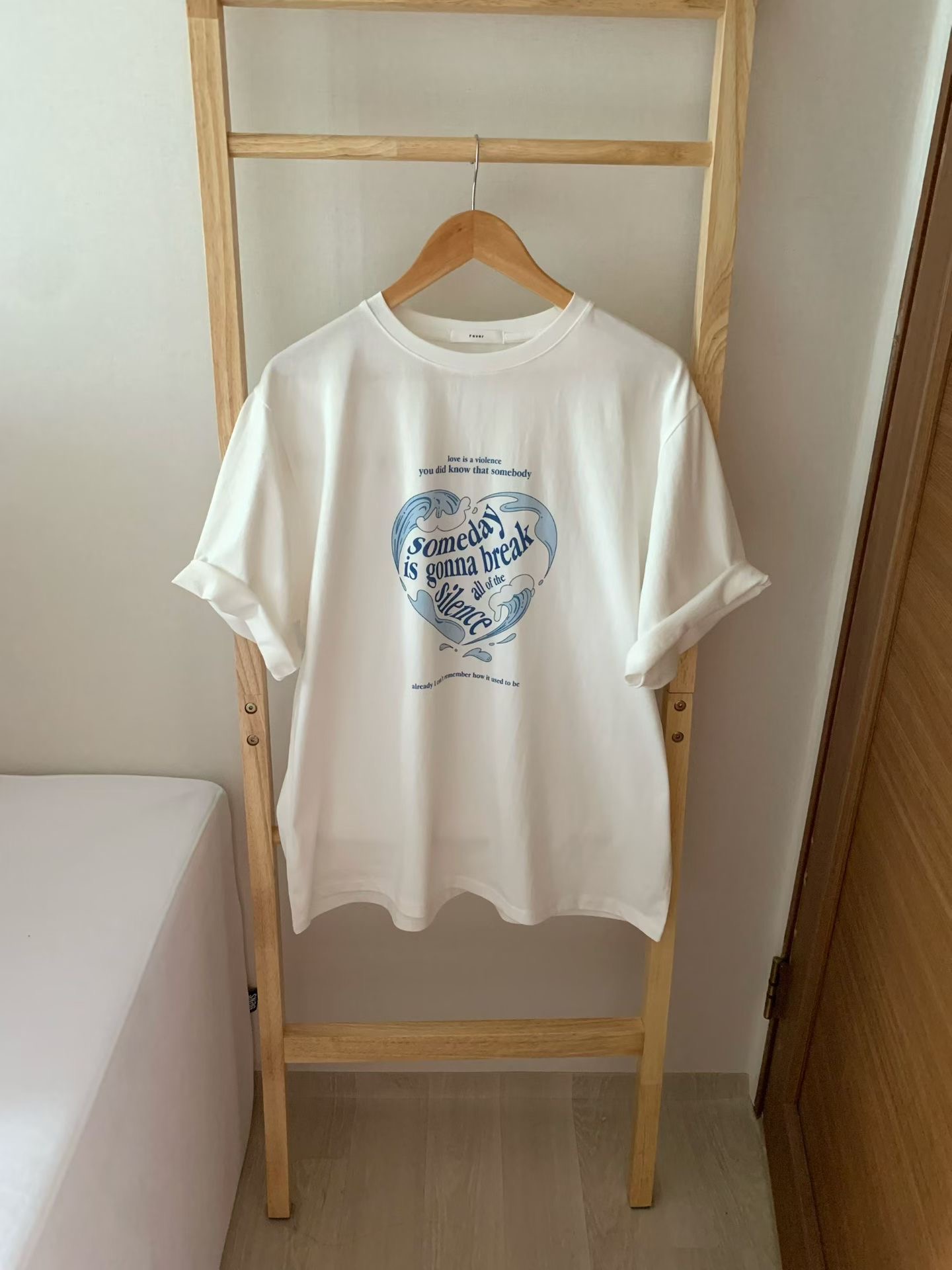 FEVER東大門實拍韓國女裝新品熱賣26夏季推薦時尚人氣T恤FEVERT恤圖色2