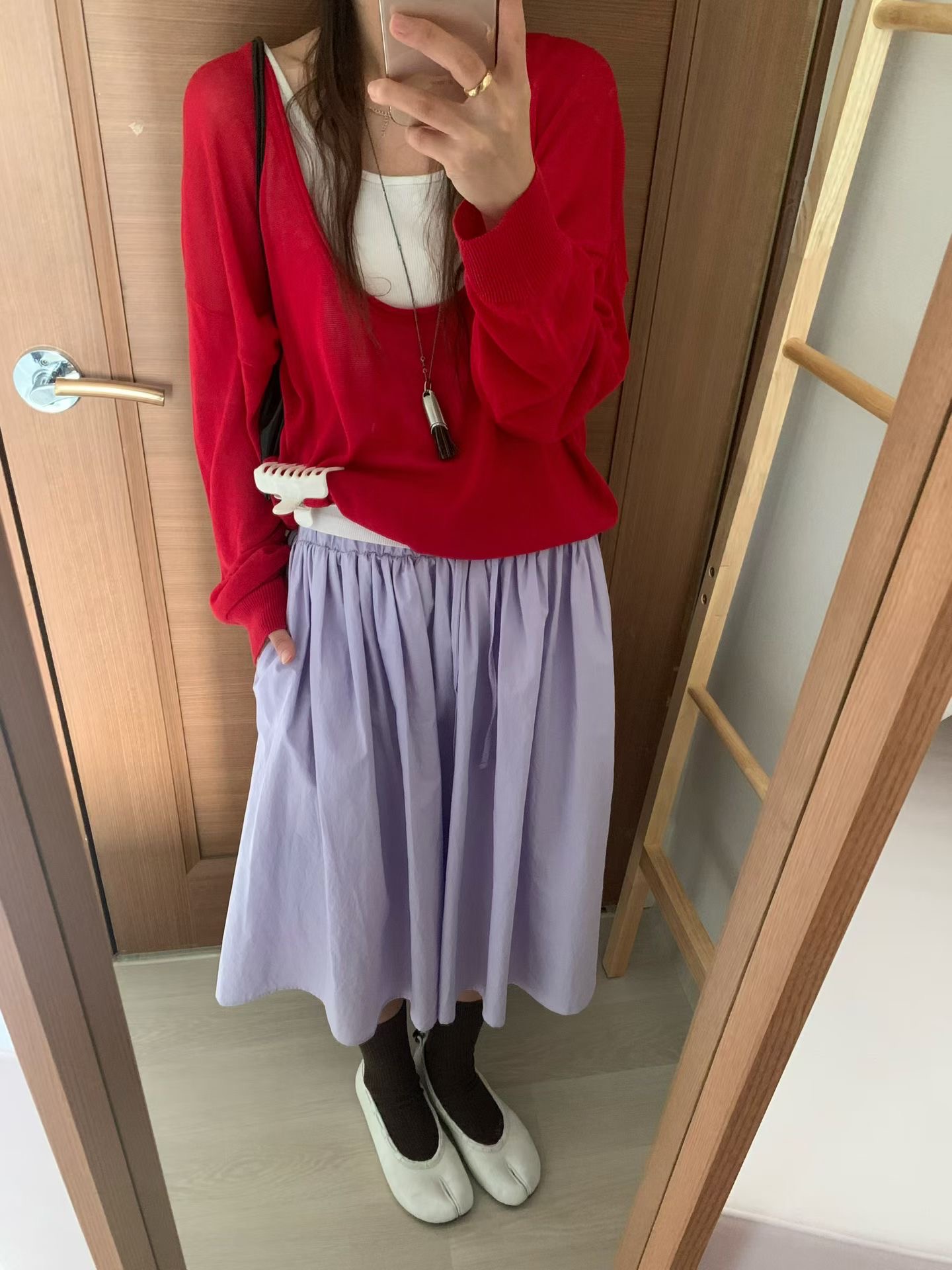 FEVER韓國東大門直郵女士新品休閑26夏季半身裙中短裙褶皺FEVER半身裙/中短裙
