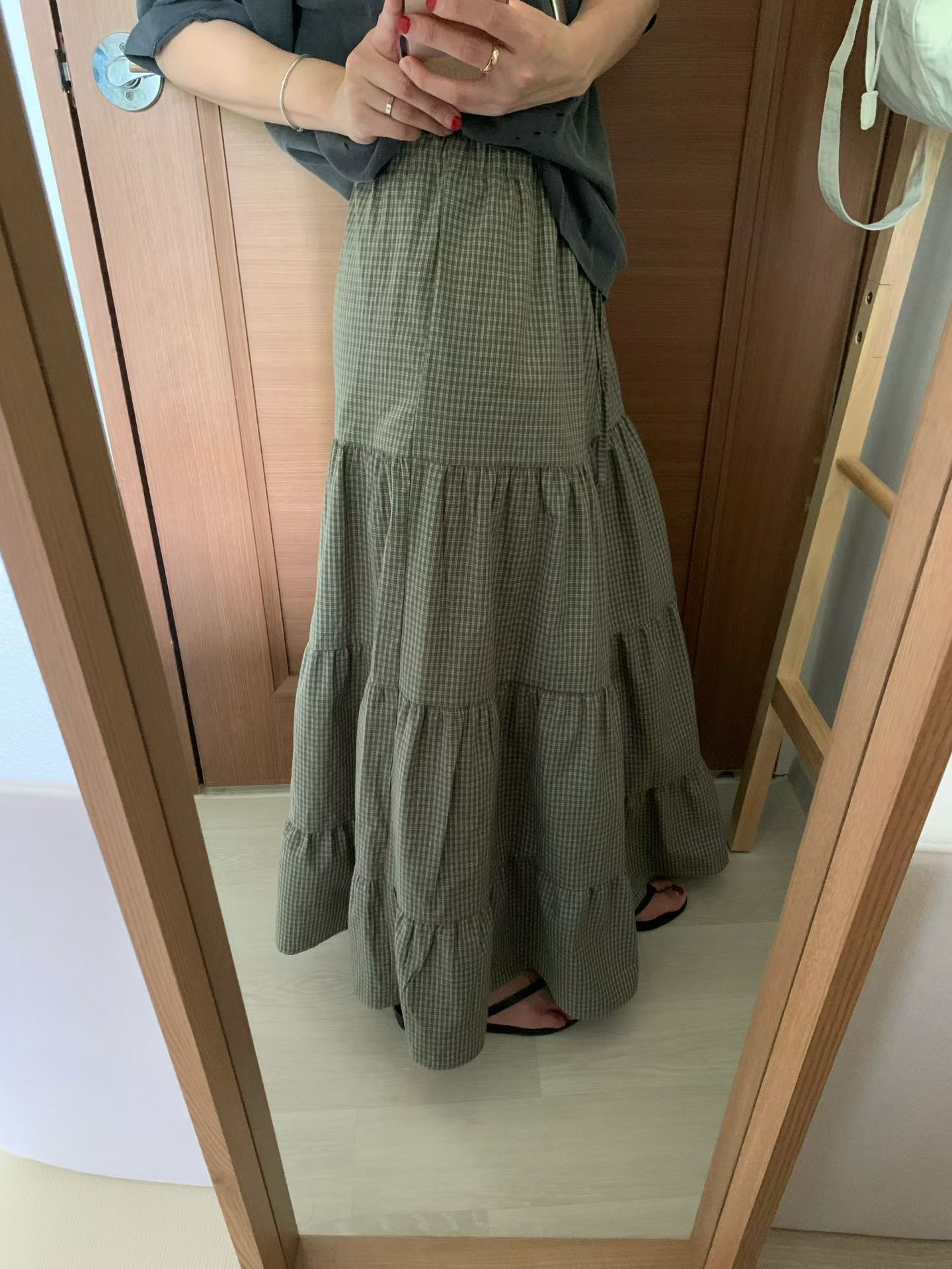 FEVER韓國代購女裝新款26夏季熱賣時尚人氣休閑推薦長裙FEVER長裙
