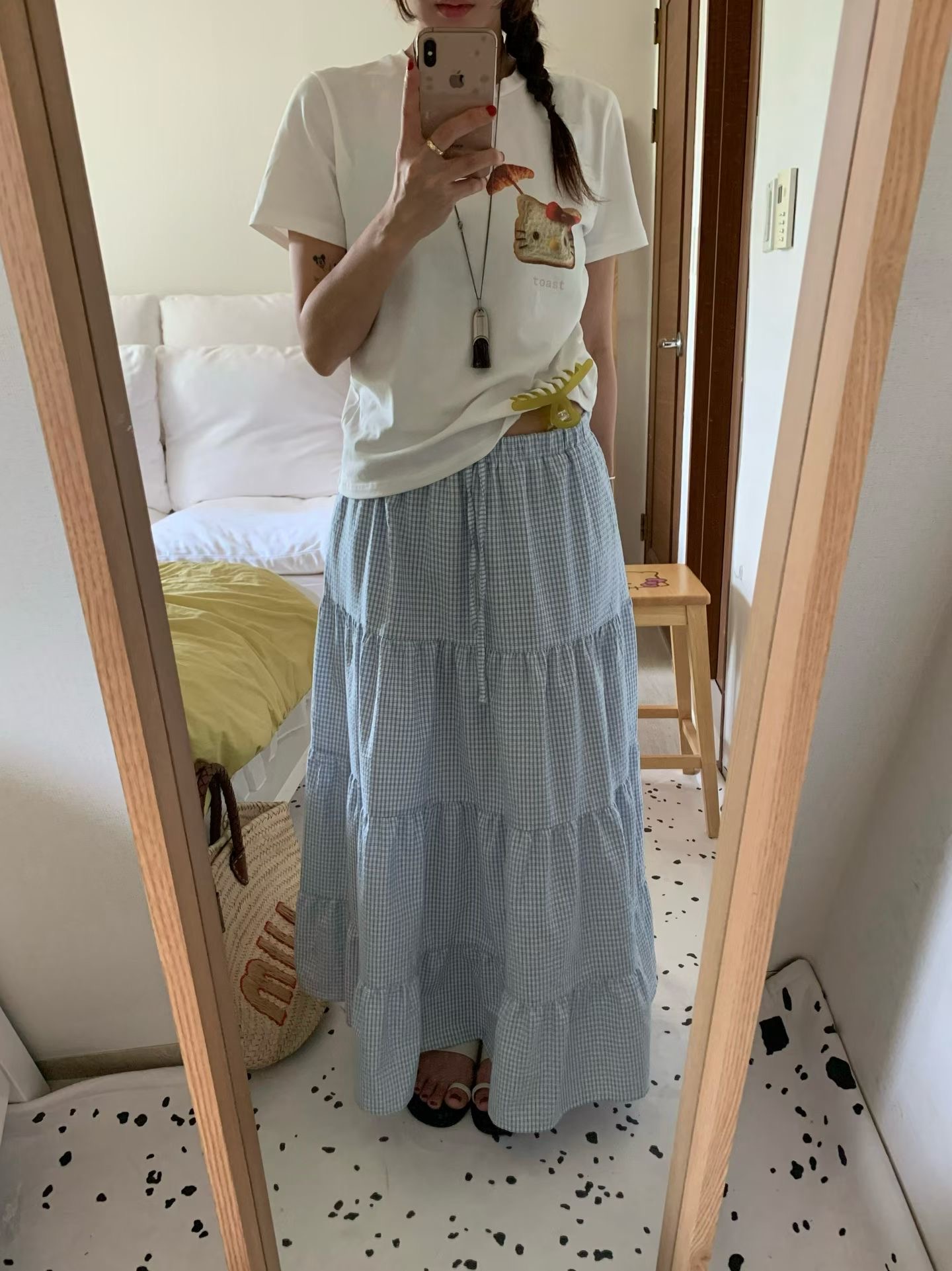 FEVER韓國代購女裝新款26夏季熱賣時尚人氣休閑推薦長裙FEVER長裙圖色1