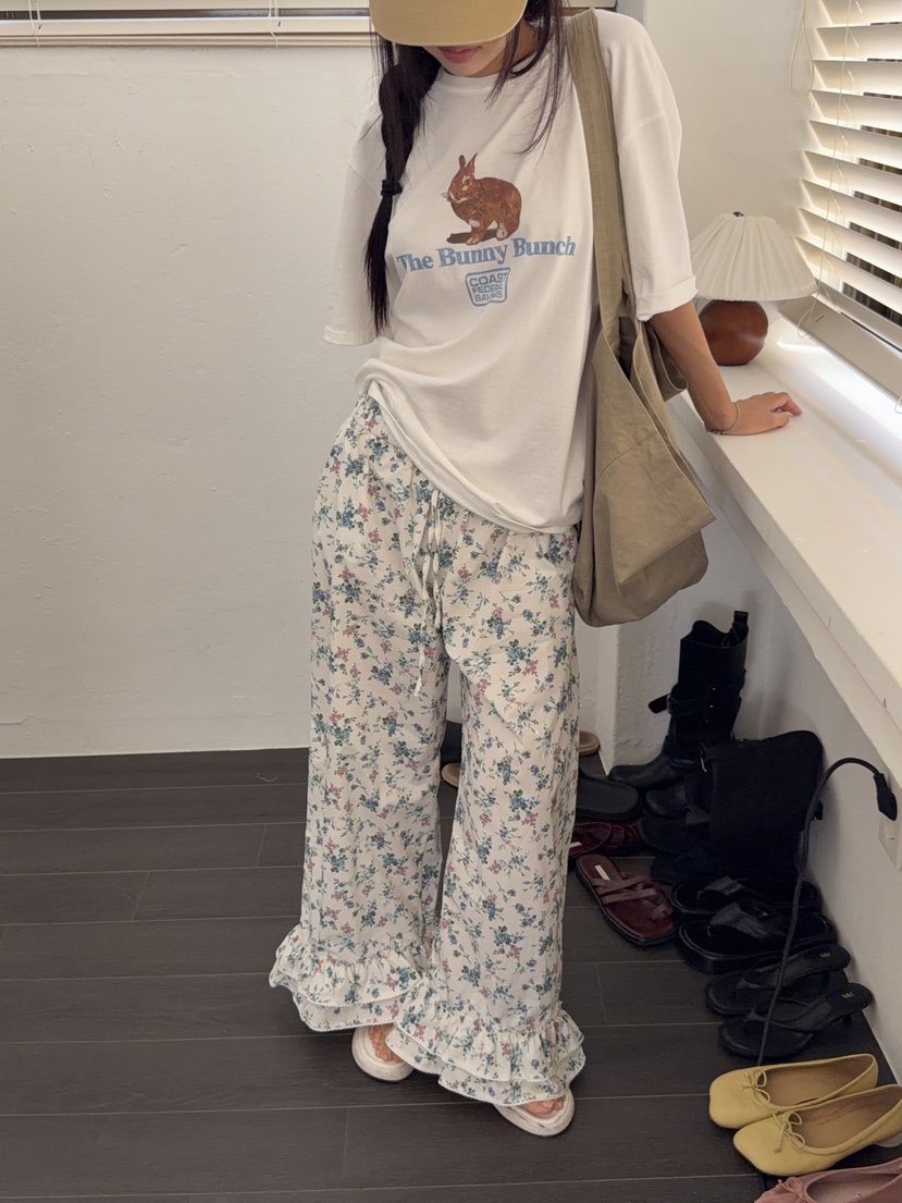 SUNDER MARKET韓國直郵女士新品26夏季熱賣人氣推薦休閑褲SUNDER MARKET休閑褲