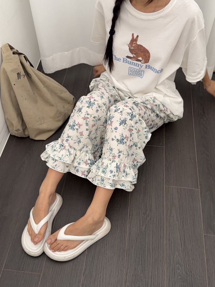 SUNDER MARKET韓國直郵女士新品26夏季熱賣人氣推薦休閑褲SUNDER MARKET休閑褲