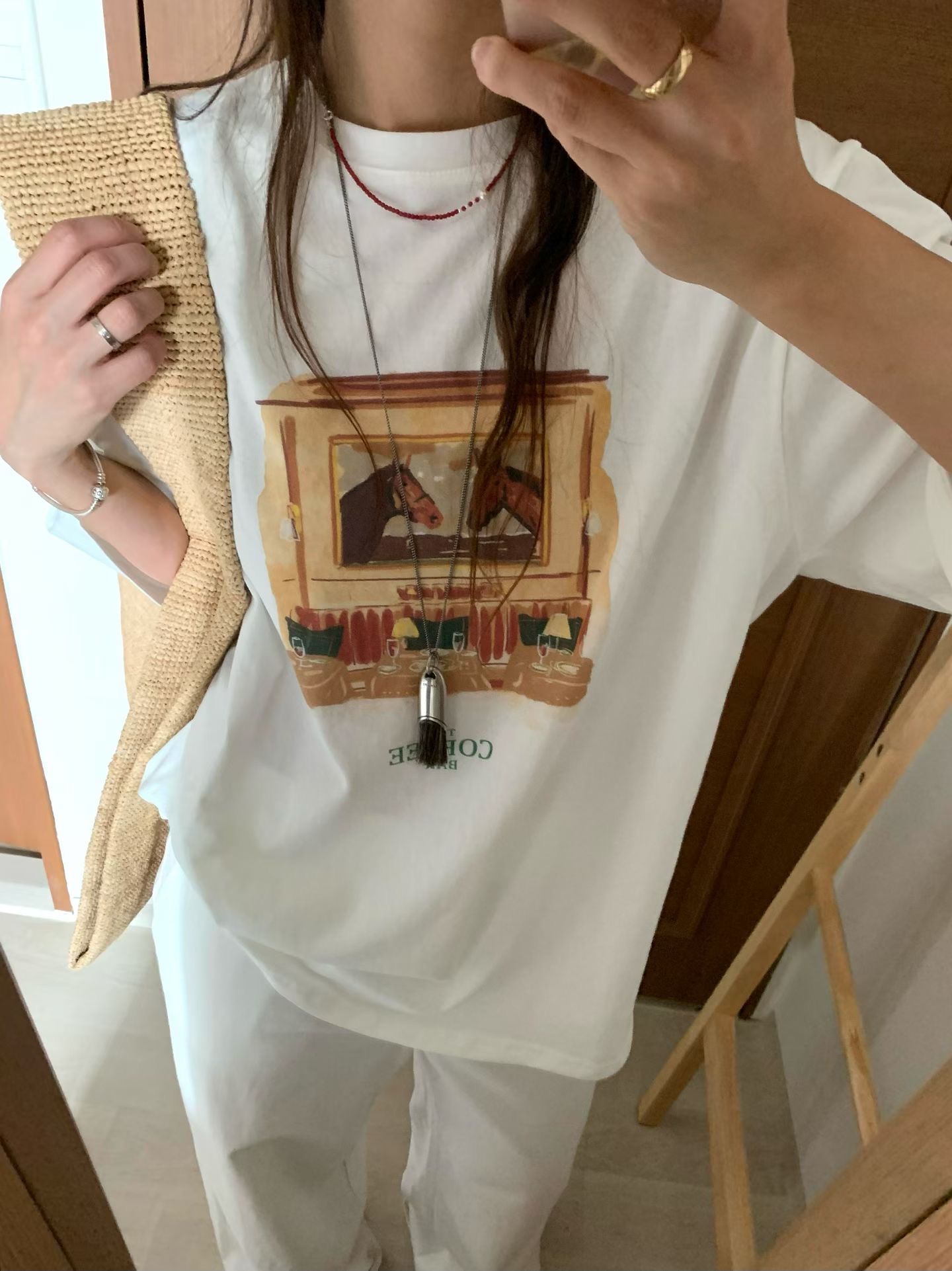 FEVER東大門實拍韓國女裝新品26夏季熱賣人氣休閑時尚T恤FEVERT恤圖色2