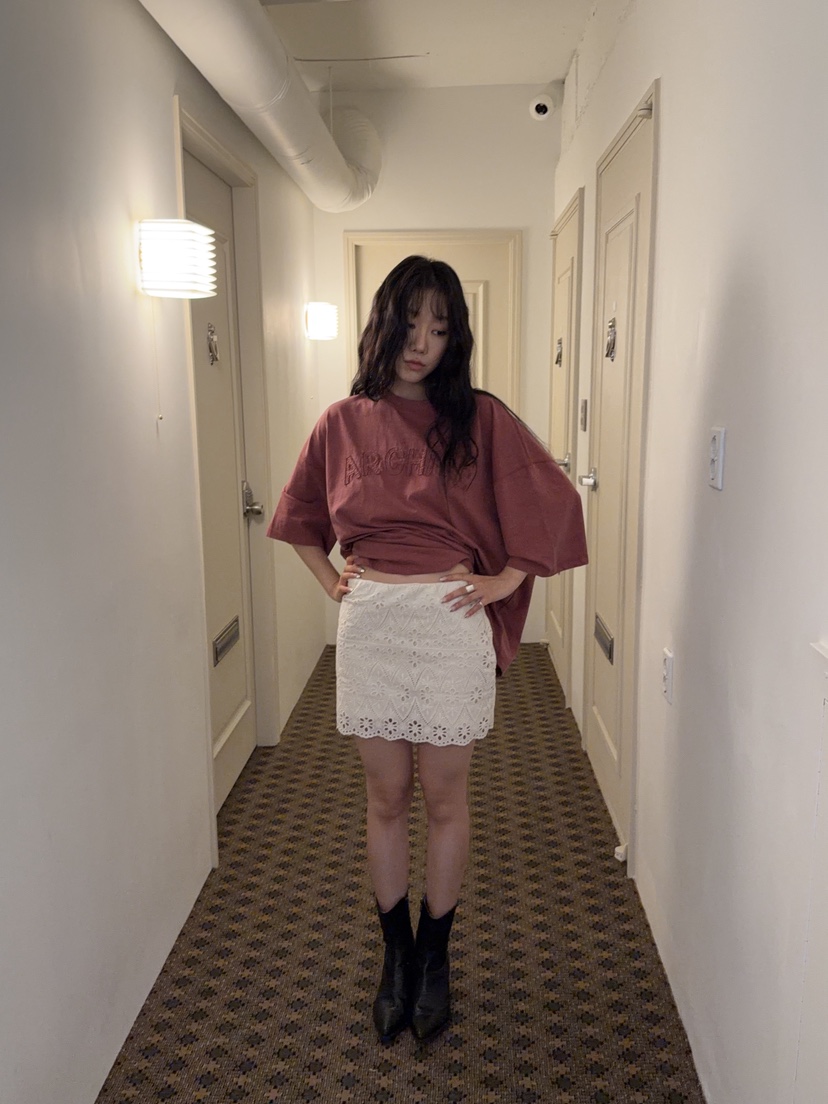 SUNDER MARKET韓國直郵實拍女士新品人氣休閑26夏季短裙SUNDER MARKET短裙