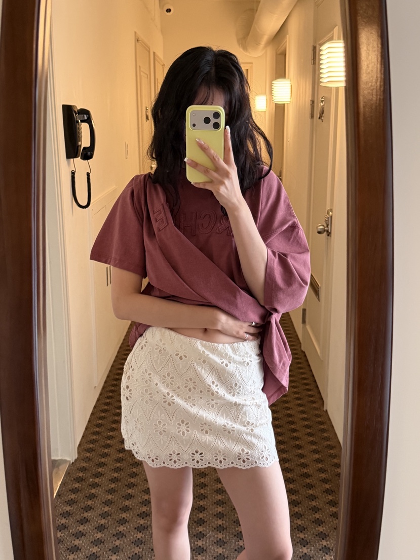 SUNDER MARKET韓國直郵實拍女士新品人氣休閑26夏季短裙SUNDER MARKET短裙