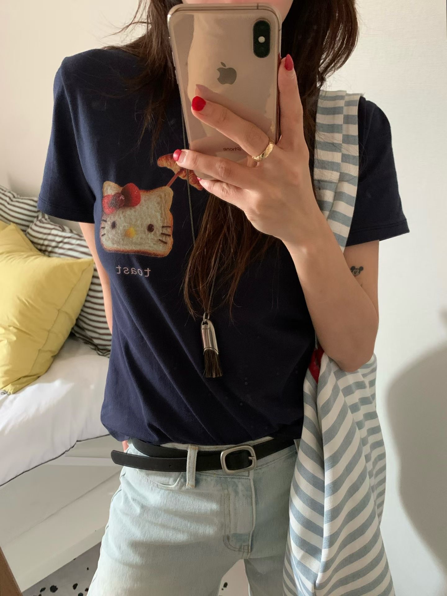 FEVER韓國直郵女裝新品熱賣推薦人氣26夏季時尚休閑T恤氨綸FEVERT恤