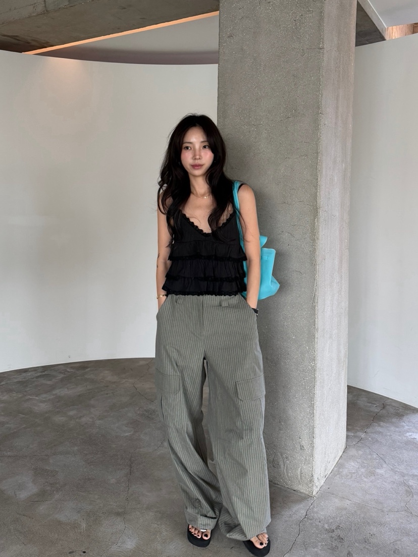 SOLAR韓國直郵女士新款熱賣推薦26夏季休閑時尚休閑褲工裝褲SOLAR休閑褲