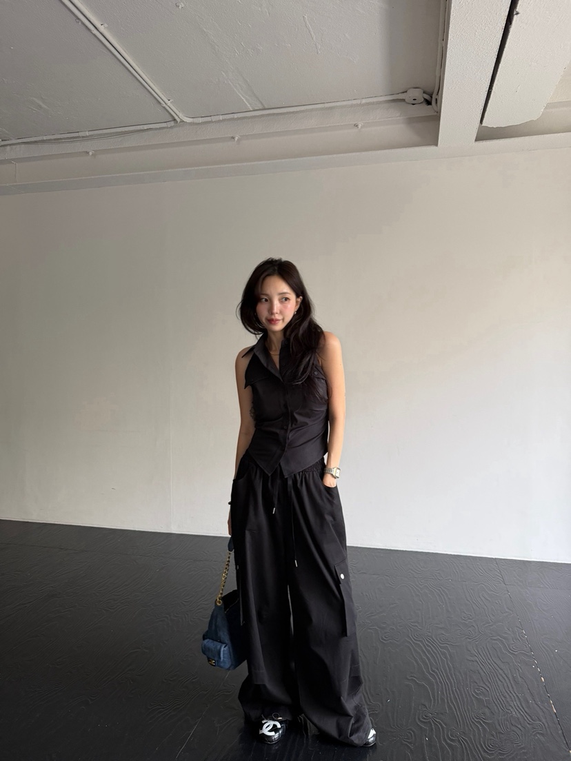 SOLAR韓國東大門直郵女裝新品熱賣休閑時尚26夏季休閑褲工裝褲SOLAR休閑褲