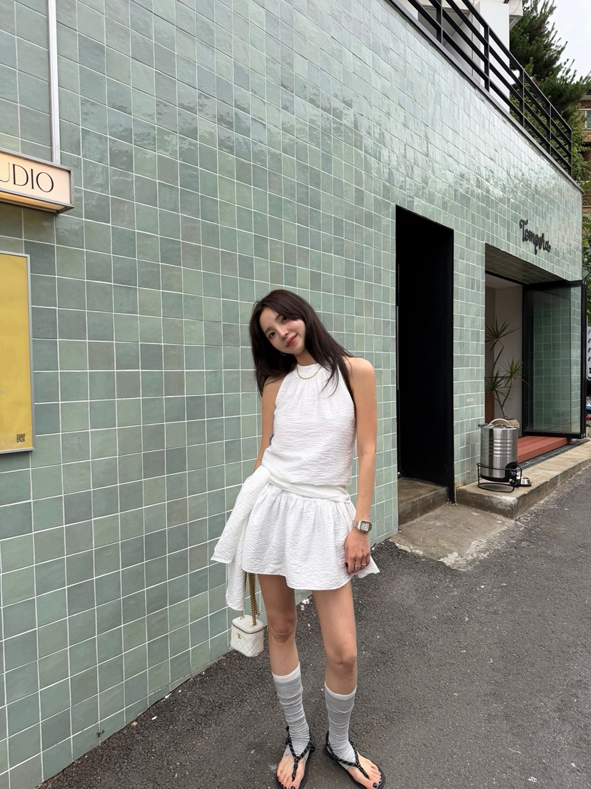 SOLAR韓國代購女裝新品26夏季休閑人氣推薦熱賣連衣裙露背SOLAR連衣裙