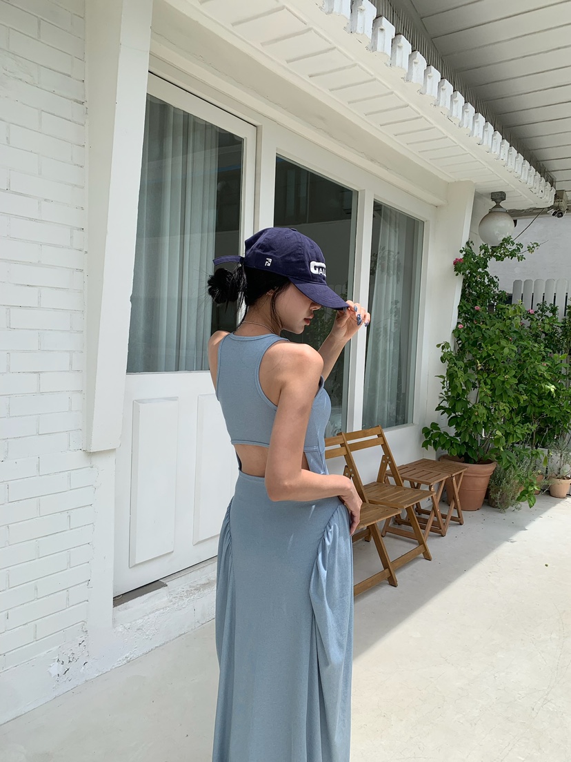 BADCALM韓國東大門直郵女士新款推薦時尚休閑熱賣人氣連衣裙BADCALM連衣裙