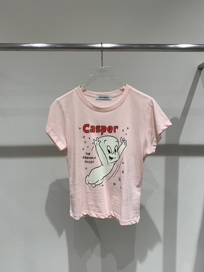 OKIE韓國直郵女士新款熱賣推薦人氣26夏季時尚休閑T恤OKIET恤圖色1