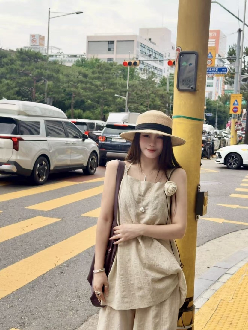 OKIE韓國直郵實拍女裝新品時尚推薦人氣休閑熱賣套裝套裝OKIE套裝