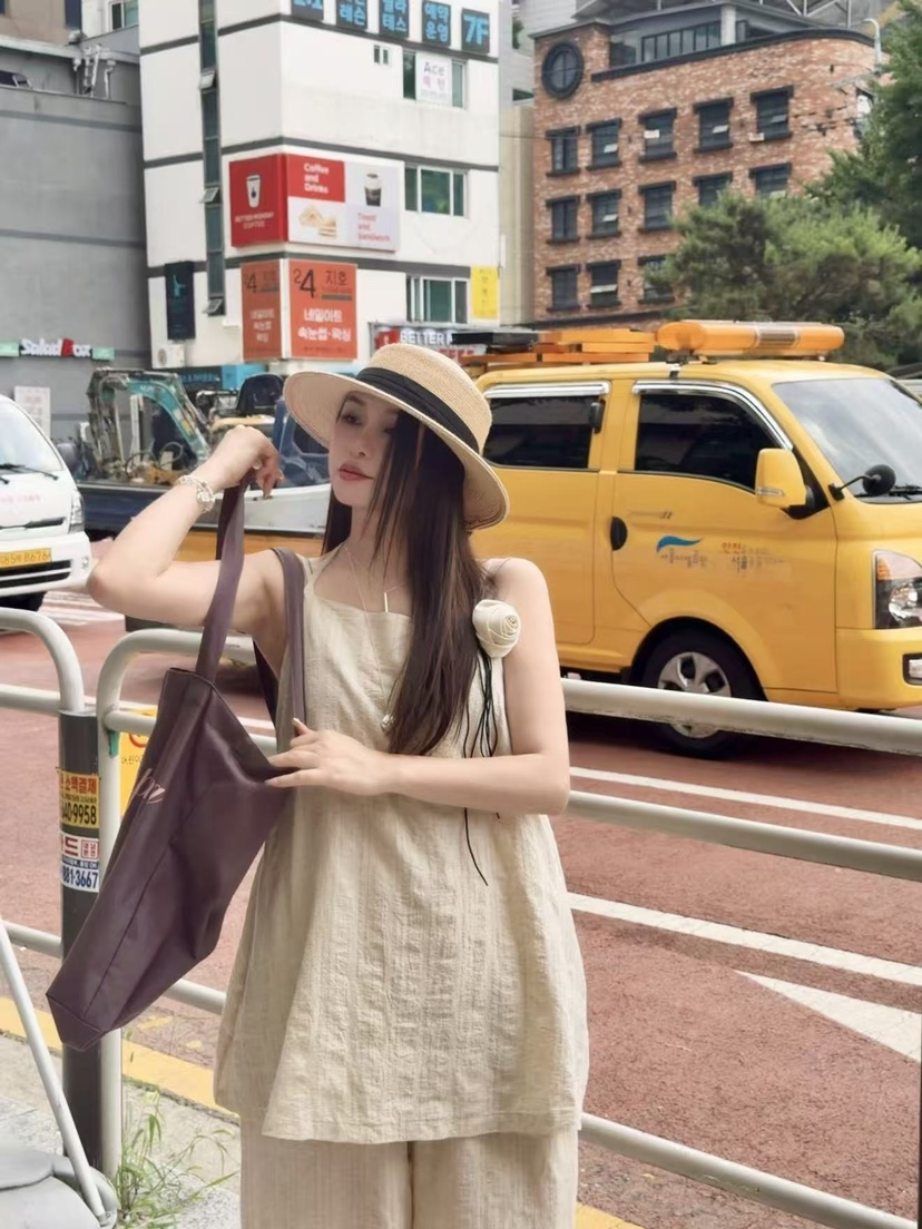 OKIE韓國直郵實拍女裝新品時尚推薦人氣休閑熱賣套裝套裝OKIE套裝