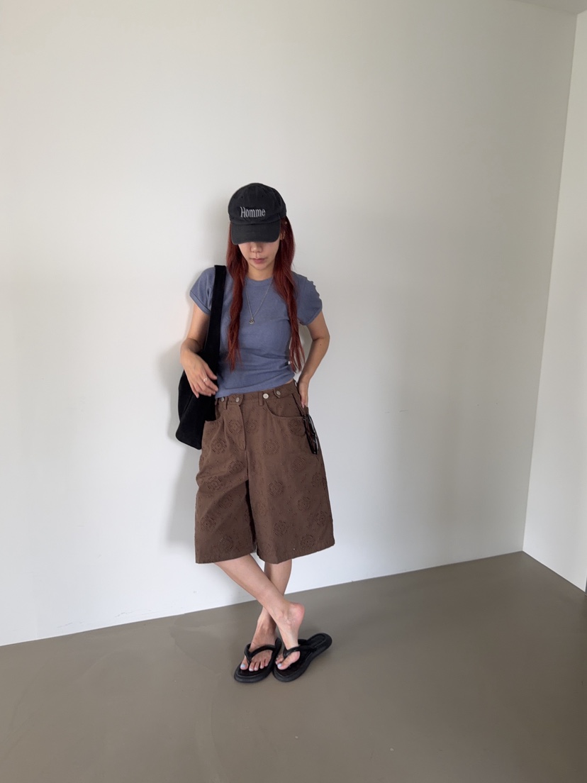 SUNDER MARKET韓國直郵實拍女士新款時尚熱賣推薦T恤復古SUNDER MARKETT恤