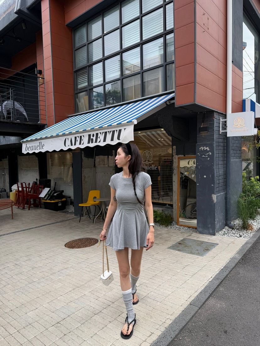 SOLAR韓國直郵女士新品時尚熱賣休閑26夏季推薦人氣連衣裙SOLAR連衣裙