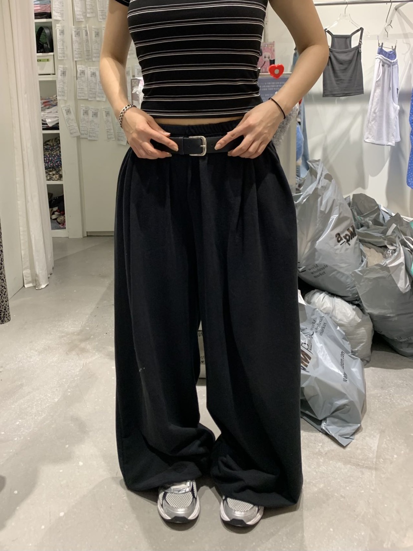 OKIE韓國東大門代購女士新款熱賣時尚26夏季休閑休閑褲系帶OKIE休閑褲圖色2