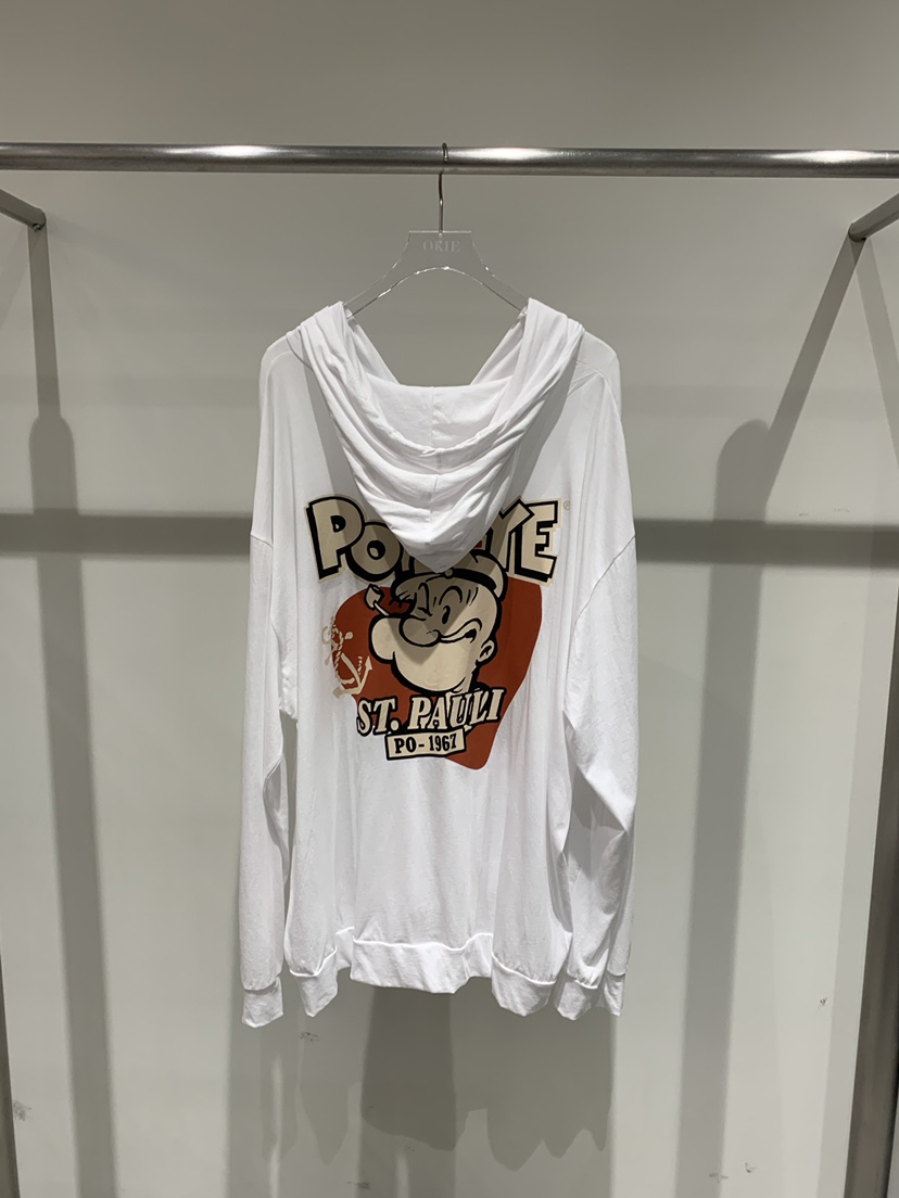 OKIE東大門實拍韓國女裝新品熱賣人氣26夏季衛衣大力水手拉鏈OKIE衛衣