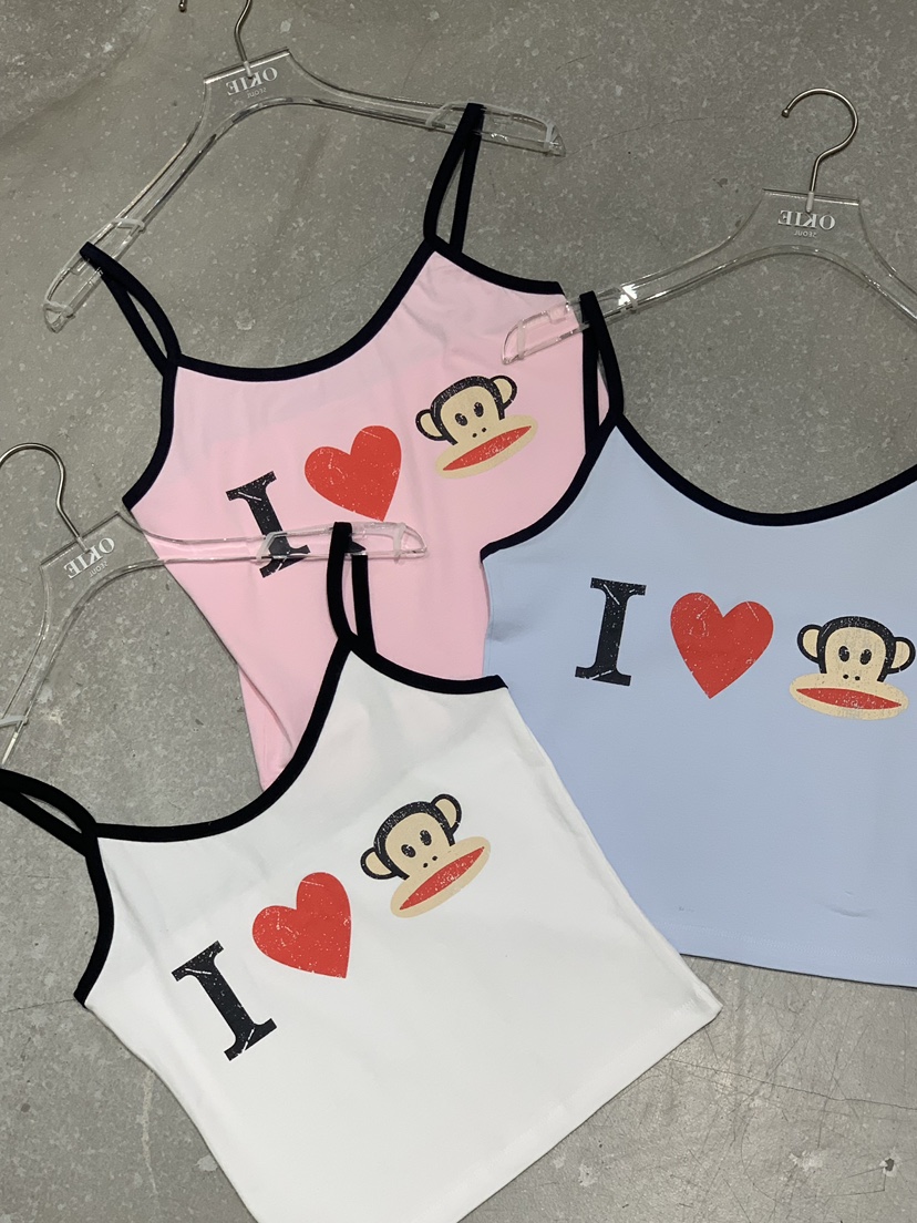 OKIE韓國東大門直郵女士新品人氣推薦26夏季吊帶背心無袖OKIE吊帶/背心