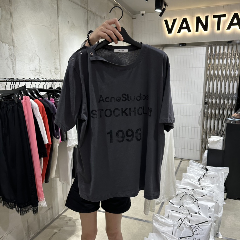 VANTA韓國直郵實拍女裝新款26夏季休閑人氣熱賣時尚推薦T恤VANTAT恤圖色2