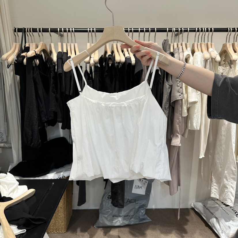 LE BUTTER韓國東大門直郵女裝新品休閑26夏季吊帶背心棉質LE BUTTER吊帶/背心