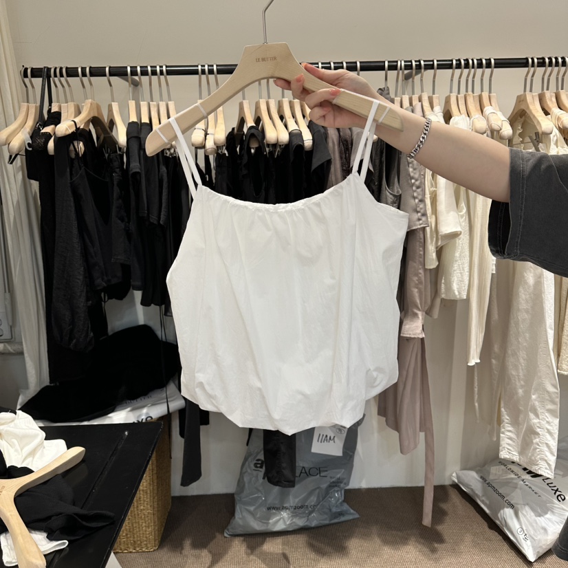 LE BUTTER韓國東大門直郵女裝新品休閑26夏季吊帶背心棉質LE BUTTER吊帶/背心圖色1