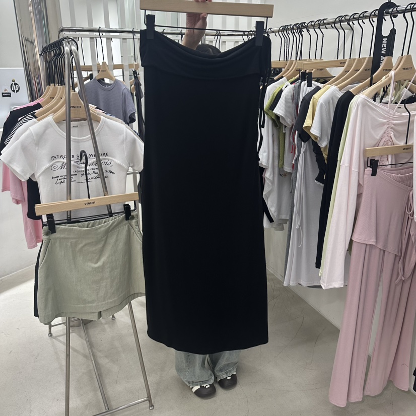 VENEFIT韓國東大門代購女士新款休閑時尚人氣推薦熱賣長裙VENEFIT/JENNIE長裙